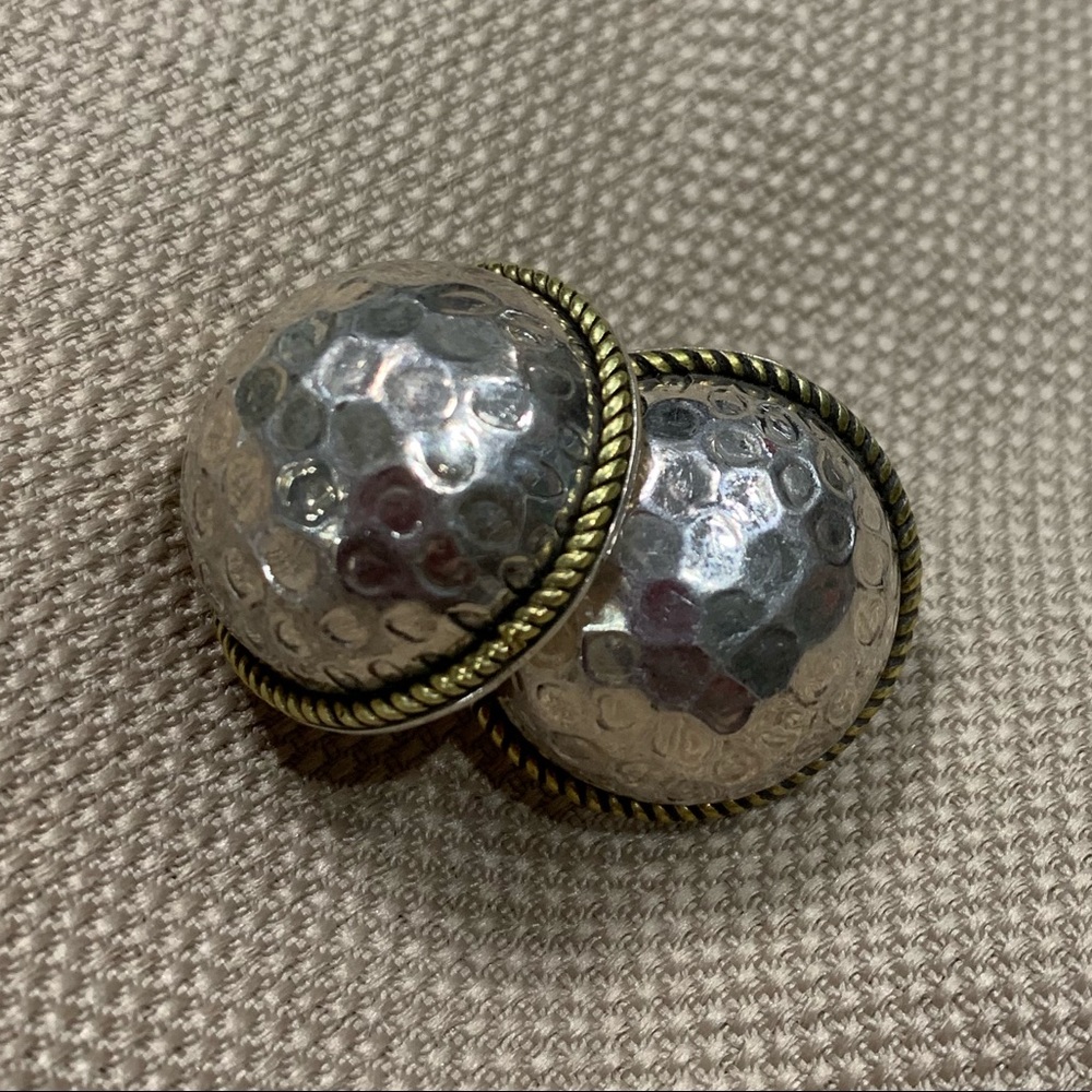 925 STERLING SILVER Round Earrings